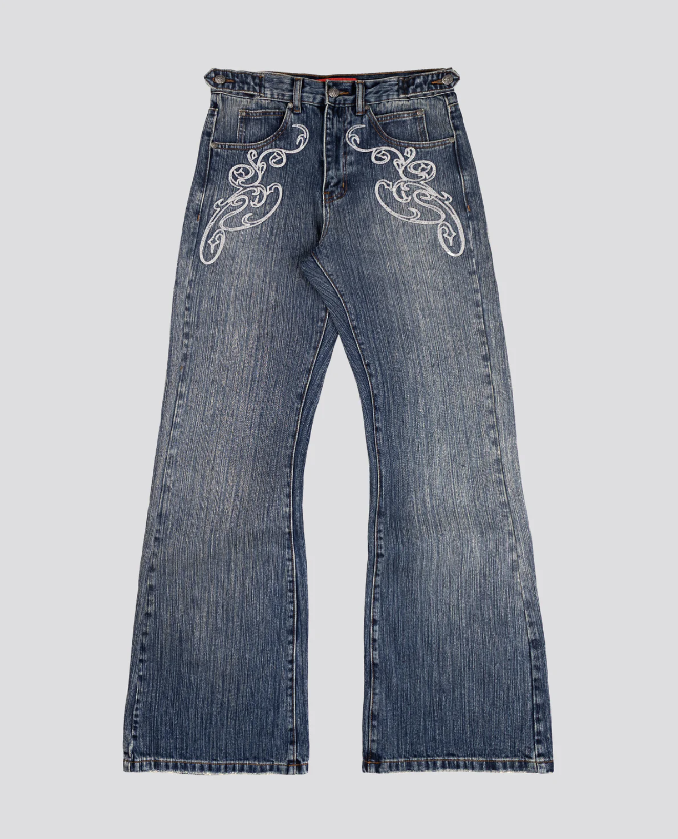 Embroidered Denim Jeans