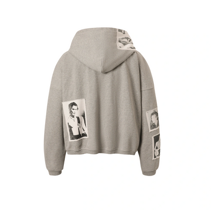 Full-Zip Graphic Hoodie