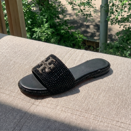 Everly Rhinestone Slide